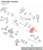 Diagram preview: STOP DISK 14X30X1 (54634150000)