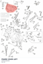 Diagram preview: FRAME COVER LEFT (A60603085000)