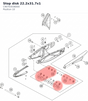 Diagram preview: Stop disk 22.2x31.7x1 (C90703036000)