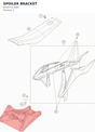 Diagram preview: SPOILER BRACKET (45407213000)