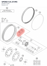 Diagram preview: SPOKE 5/4.37/M5 (60309171000)