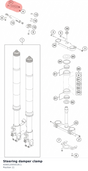 Diagram preview: Steering damper clamp (A56012005010C1)