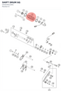Diagram preview: SHIFT DRUM 6G (C63534012001)