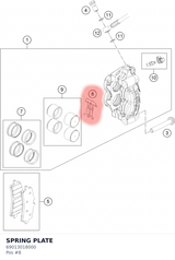 Diagram preview: SPRING PLATE (69013018000)
