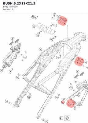 Diagram preview: BUSH 6.2X12X21.5 (60307049000)