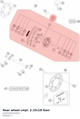 Diagram preview: Rear wheel cmpl. 2.15x18  Gian (A49010001044C1)
