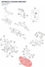 Diagram preview: IRITRACK CLOSURE BRACKET (A58012084130)
