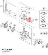 Diagram preview: PISTON PIN (78130033000)