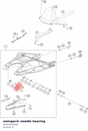Diagram preview: swingarm needle bearing (96304033000)