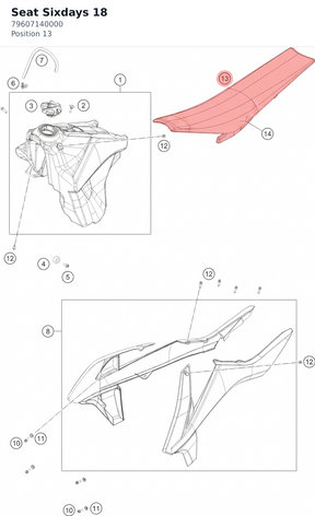 Diagram preview: Seat Sixdays 18 (79607140000)
