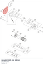 Diagram preview: GEAR PUMP OIL DRIVE (96238001000)