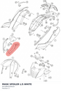 Diagram preview: MASK SPOILER L/S WHITE (9010800200020)