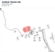 Diagram preview: SCREW TRUSS M6 (J900000601006)