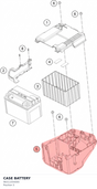 Diagram preview: CASE BATTERY (96311054000)